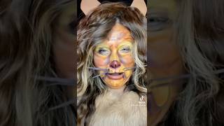 Cowardly lion 🦁 rawr #31daysofhalloween #makeup #wizardofoz #cowardlylion #viralvideo