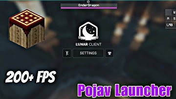 Lunar Client Setting | Pojav Launcher | 200+ FPS Boost