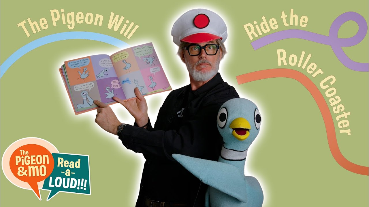 The Pigeon Will Ride the Roller Coaster! 🎢 | The Pigeon & Mo Read-a-LOUD!!! | Mo Willems Workshop