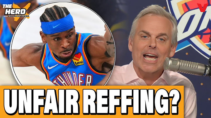 Colin Cowherd DEFENDS Shai Gilgeous-Alexander refereeing in Thunder-Pacers NBA Finals | THE HERD