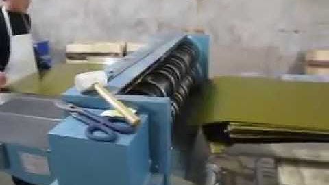 Square tin can making machine production line