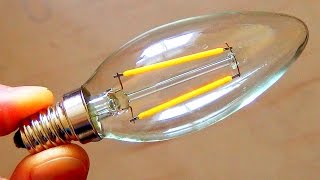 Ebay $1.50 Filament LED lightbulb teardown (2W)