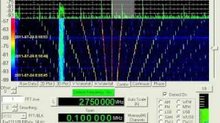Oddities Station, HAARP, July 24, 2011, 0818 UTC, 2750 kHz