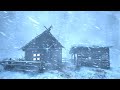 HEAVY BLIZZARD & Howling Wind Sounds for Sleeping. Snowstorm Ambience. Howling Wind & Blowing Snow