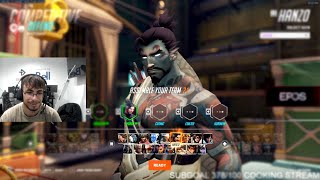 HYDRON PRO HANZO GAMEPLAY! [ OVERWATCH 2 TOP 500 SEASON 5 ]