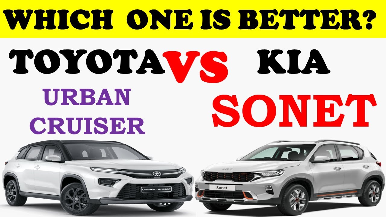 Toyota Urban Cruiser Vs Kia Sonet | Top Car Comparison