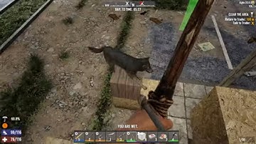 7 Days To Die - Feral/Nightmare/Max zombies S2E18 | Horde base nearly done / Trader quest /Workbench