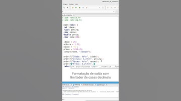 Formatação de saída com limitador de casas decimais