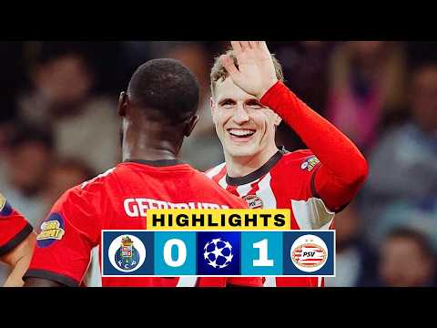 Porto vs PSV 0-1 Highlights | UEFA Champions League | UCL | Guus Til Goal | PSV Eindhoven 