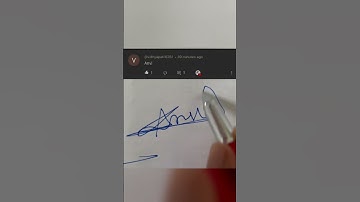 Anvi name signature | short video #viralvideo #signature #youtubeshorts #viral