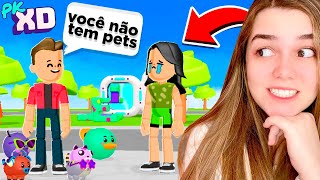 A MENINA POBRE QUE NÃO TINHA PETS NO PK XD (Historinha)