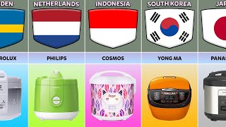 Rice Cooker From Different Countries by List Data 3,015 views 9 days ago 3 minutes, 32 seconds