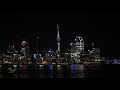 Auckland and Viaduct Harbour at Night