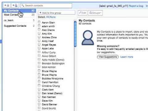 Viewing and Edit Contacts - Viewing and Edit Contacts