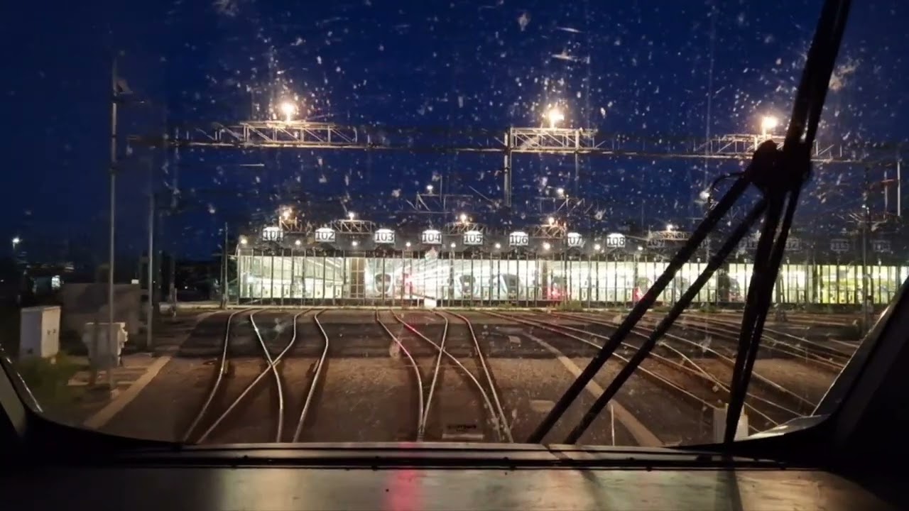 Avställning Södertälje depå #pendeltåg #järnväg #sl  #traindriversview #cabview #lokführer #railway