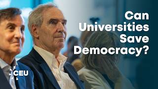 How Universities Sustain Democracy | Michael Ignatieff & Ron Daniels at CEU
How can universities help sustain democracy in an age of political polarization, declining trust in institutions, and growing authoritarian pressures?
In this special lecture and scholarly roundtable hosted by Central European University (CEU), leading scholars and university leaders explore the vital relationship between higher education and democratic society.
Drawing on themes from What Universities Owe Democracy, Ron Daniels, President of Johns Hopkins University, examines the civic responsibilities of universities and their role in defending academic freedom, critical inquiry, and institutional autonomy.
Joining the discussion are Michael Ignatieff, former President and Rector of CEU, and Cornelia Woll, Professor of International Political Economy and former President of the Hertie School. The conversation is moderated by CEU Interim President and Rector Carsten Q. Schneider.
The discussion reflects on recent global democratic challenges, the rise of illiberalism, attacks on academic freedom, and how universities can actively promote democratic values and open societies.
Speakers:
• Ron Daniels – President, Johns Hopkins University
• Michael Ignatieff – Historian, Author, Former President & Rector of CEU
• Cornelia Woll – Professor of International Political Economy, Hertie School
Moderator:
• Carsten Q. Schneider – Interim President and Rector, Central European University
📍 Recorded at Central European University (CEU), Vienna
Topics covered:
Democracy and higher education
Academic freedom
Universities and civic responsibility
Open societies
Political polarization
Authoritarianism and illiberalism
Trust in institutions
The future of democracy
Subscribe for more conversations on democracy, public policy, history, and global affairs from Central European University.
Central European University is an institution of advanced research and teaching, dedicated to socially and morally responsible intellectual inquiry.
More from CEU:
Home https://www.ceu.edu/
Facebook https://www.facebook.com/WeAreCEU
Bluesky https://bsky.app/profile/weareceu.bsky.social
Instagram https://www.instagram.com/weareceu/
LinkedIn https://www.linkedin.com/school/central-european-university
Threads https://www.threads.net/@weareceu
#Democracy #AcademicFreedom #seeuatceu
Subscribe for more videos:
https://www.youtube.com/CentralEuropeanUniversityChannel How Universities Sustain Democracy | Michael Ignatieff & Ron Daniels at CEU