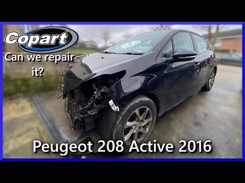 New project! – Rebuilding a crashed damaged Peugeot 208 2016! | PT1