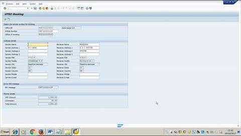 VPMO Booking  in DOP CSI SAP Application