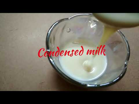 Eggless 2 ingredient homemade ice cream recipe, Amul fresh cream and condensed milk. Ingredients: Cr. 