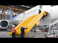 Behind The Oddly Satisfying Process of Testing Airplane Emergency Slide