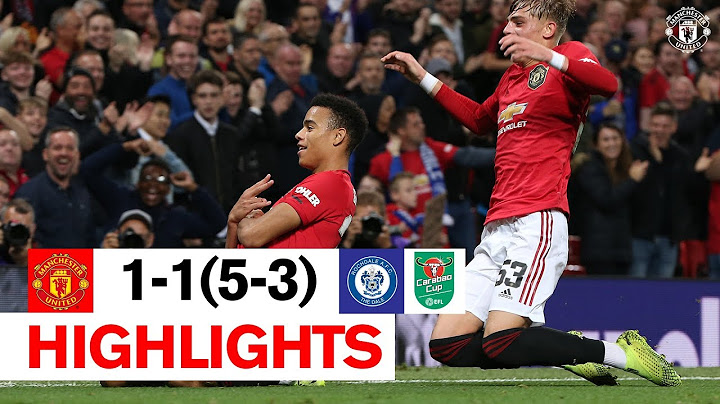 Highlights | Manchester United 1-1 Rochdale | Reds win 5-3 on penalties | Carabao Cup