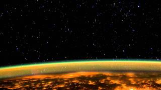 Slow spaceflight over Europe