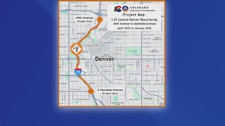 Monthslong  improvement project on I-25 begins this weekend