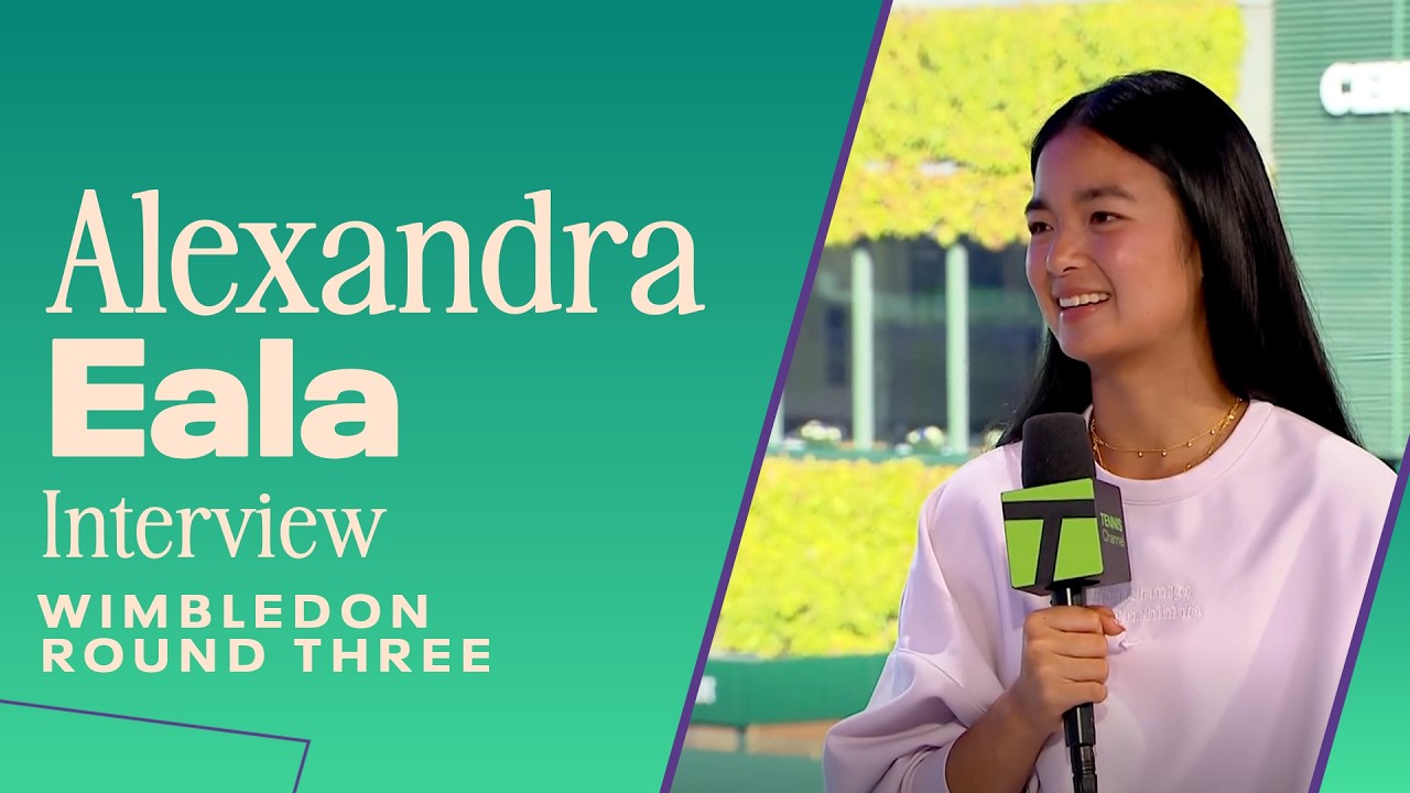 Alex Eala beats defending champ Iga Swiatek to reach first major fourth round 🤍 | Wimbledon 2026