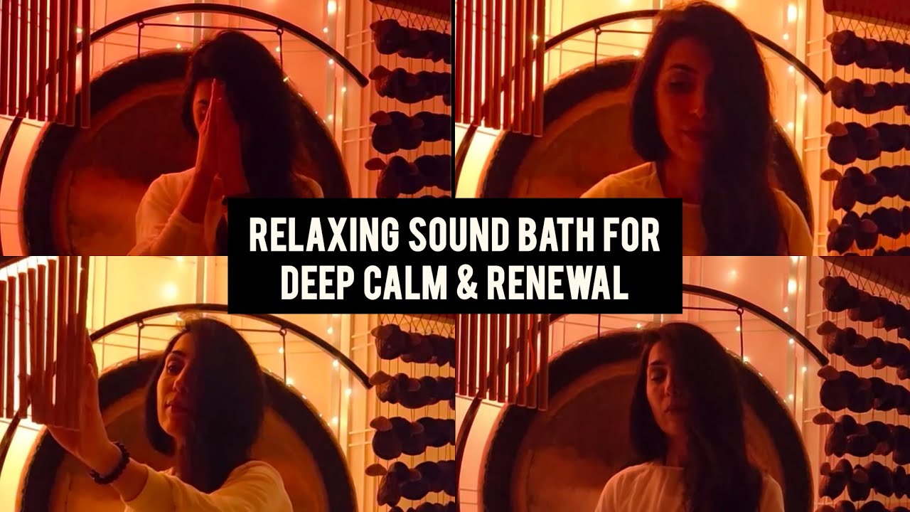 Healing Frequencies | Relaxing Sound Bath for Deep Calm & Renewal - YouTube