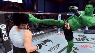 Irish Hulk Vs. Bruce Lee - Ufc 5 - Epic Fights 🔥🐲
