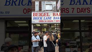 Look at the length of the queue for the Brick Lane Beigel Bake
