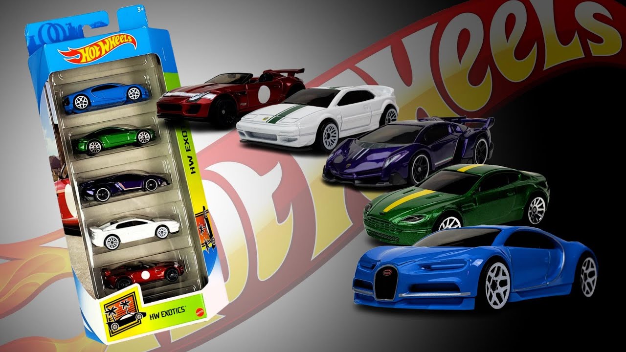 Hot Wheels Exotics 5 Pack YouTube