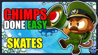 Skates - Chimps Easy Strategy For Black Border Btd6
