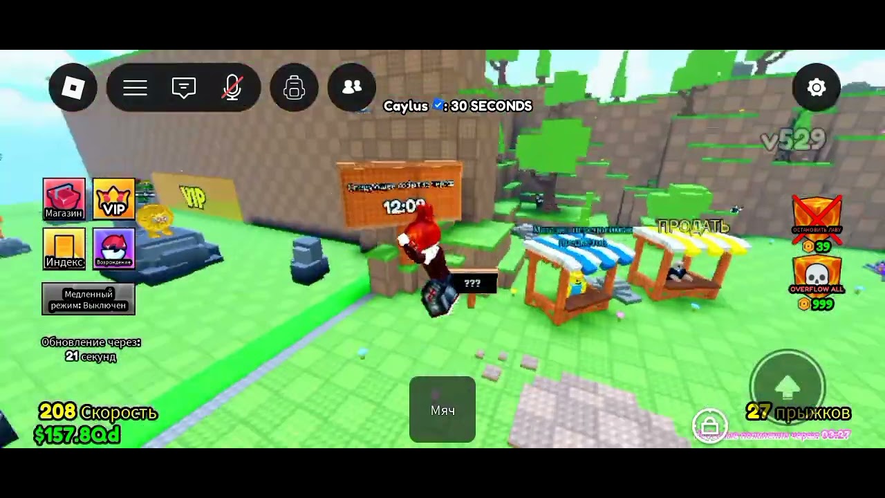 Играем в спаси бренрота от лавы на обнове