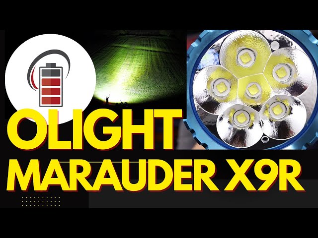Olight Marauder X9R 25,000 Lumen Flashlight - YouTube
