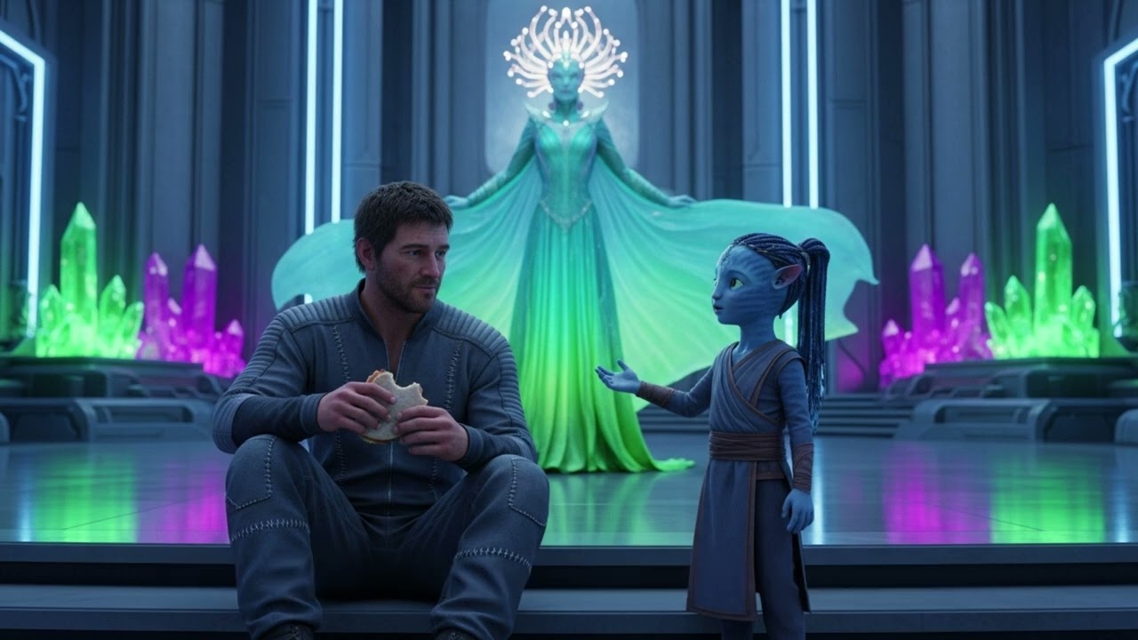 Papá humano dio su sándwich a una dragona llorando… sin saber que su madre reina lo veía