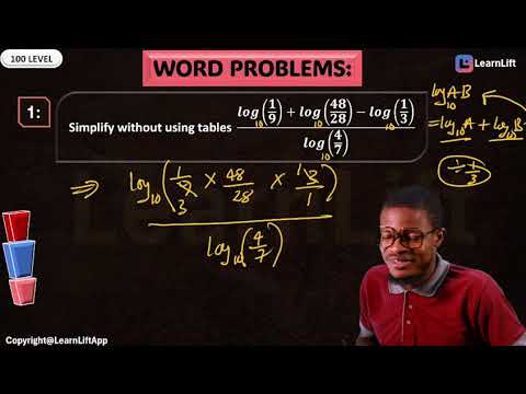 PAST QUESTIONS ON LOGARITHM
