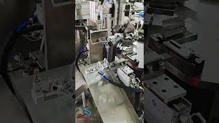 One machine. Fully automated hose clamp assembly. #hoseclampmachine #hoseclip #hoseclamp #machine