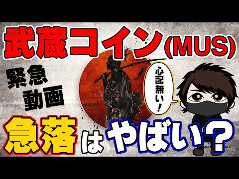 武蔵コインの価格が0円？まさか…運営が売り抜けた？真相を話します。【MUS】