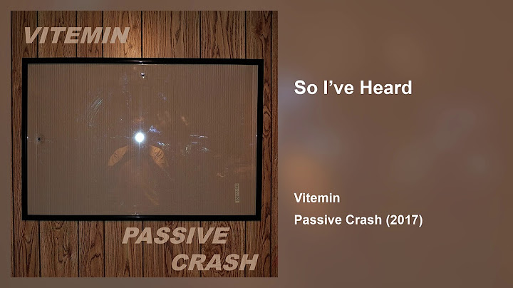 Vitemin - "So I've Heard" [Official Audio]