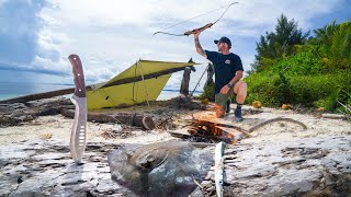 SURVIVAL Challenge   Bow n Arrow STINGRAY Catch and Cook