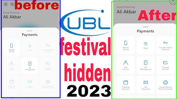 ubl festival hidden app ||Ubl Digital App Features Disabled | UblDigital App Features Problem solve