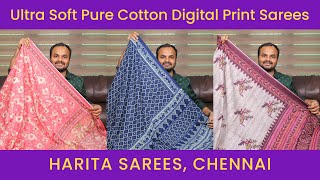 Premium Cotton Sarees – Digital Prints, Sanganeri & Ajrakh | Ultra Soft & Washable Collection screenshot 1