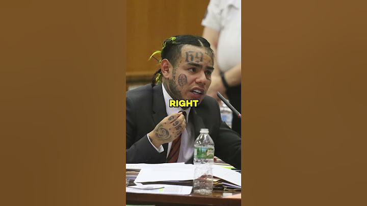 6ix9ine Knew He Was Going To Snitch 👀