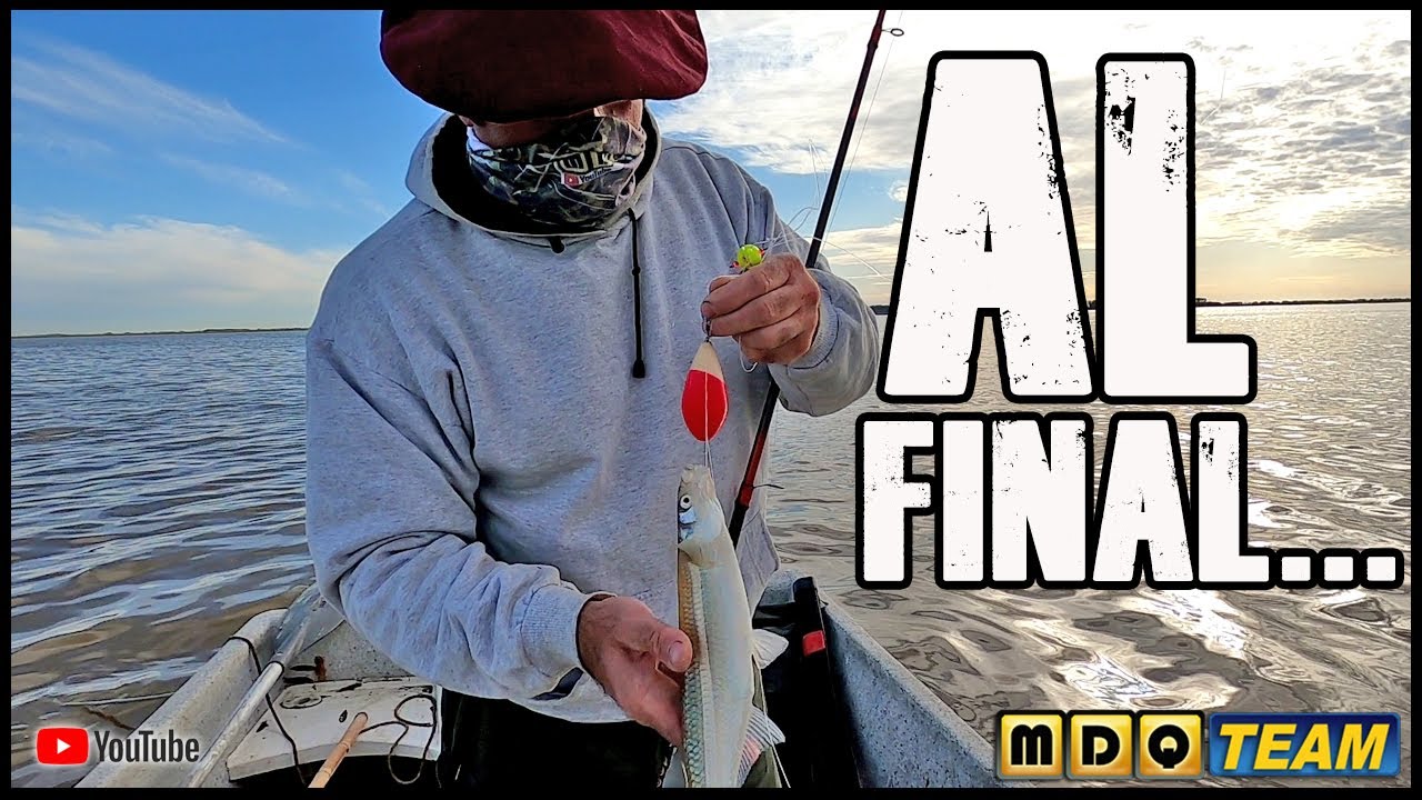 Pejerreyes, al final.... PESCA EN MAR CHIQUITA