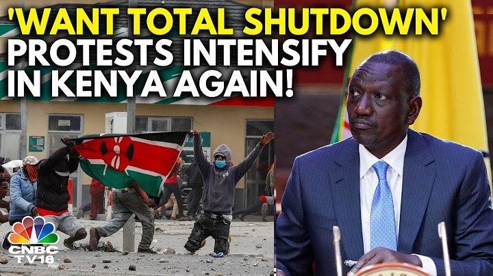 Kenya Protests Escalate: Tear Gas Deployed, Activists Demand President Ruto's Resignation | N18G