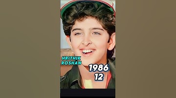 HRITHIK ROSHAN Age transformation (1974-2025) | Hrithik Old photos #90sbollywood #hrithikroshan