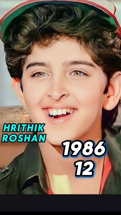 HRITHIK ROSHAN Age transformation (1974-2025) | Hrithik Old photos #90sbollywood #hrithikroshan