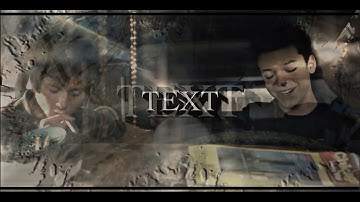 ADVANCED text : fade/shinny text on video star