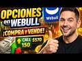 🤑Cómo OPERAR  OPCIONES con WEBULL | Tutorial para Comprar y Vender Opciones en Webull App
